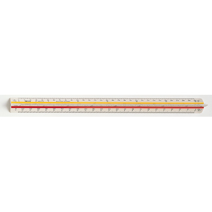 rotring Dreikant-Mastab Architekt(A) aus Kunststoff, wei