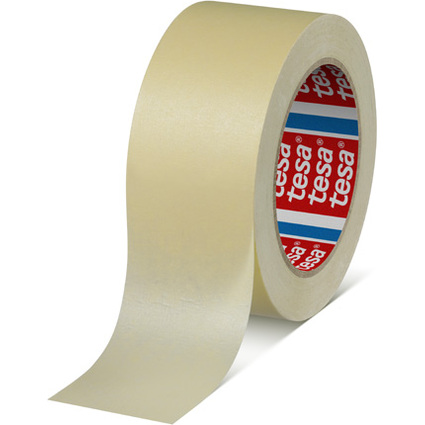 tesa Maler Krepp 4329 Papierabdeckband, 50 mm x 50 m