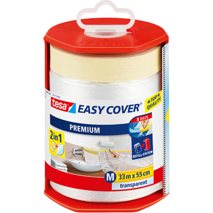 tesa Abdeckfolie Easy Cover Premium, 550 mm x 33 m