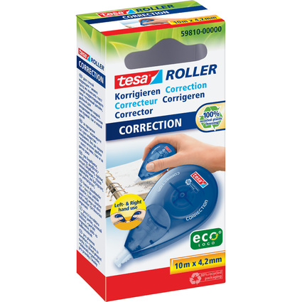 tesa ecoLogo Einweg Korrekturroller Sideway Roller