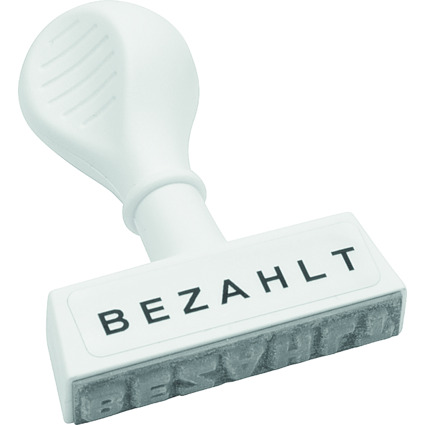 WEDO Textstempel "BEZAHLT", Abdruckbreite: 45 mm