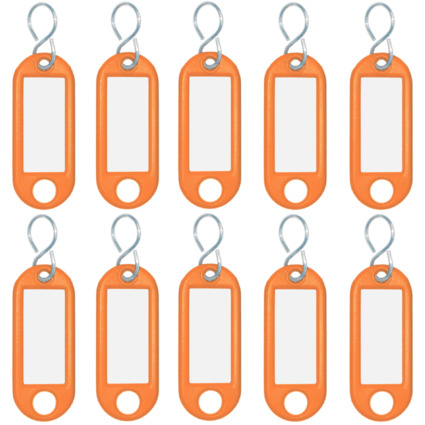 WEDO Schlsselanhnger S-Haken, orange, Kleinpackung