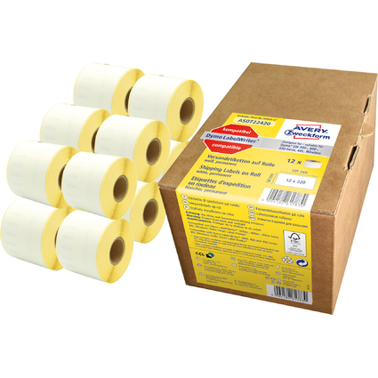 AVERY Zweckform Rollenetiketten, 101 x 54 mm, Gropackung