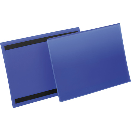 DURABLE Kennzeichnungstasche, magnetisch, DIN A4 quer, blau