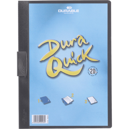 DURABLE Klemmhefter DURAQUICK, DIN A4, schwarz