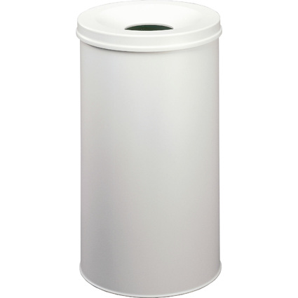 DURABLE Papierkorb SAFE, rund, 60 Liter, grau