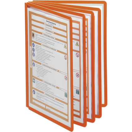 DURABLE Sichttafel SHERPA, DIN A4, Rahmen: orange