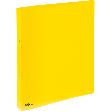 PAGNA Ringbuch, DIN A4, Rckenbreite: 35 mm, gelb