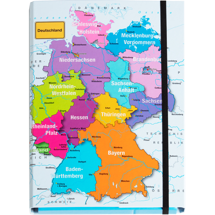 PAGNA Heftbox "Deutschland", DIN A4, Rckenbreite: 40 mm