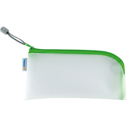 HERMA Reiverschlusstasche "Mesh Bags", 230 x 110 mm, grn