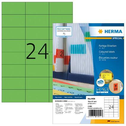 HERMA Universal-Etiketten SPECIAL, 70 x 37 mm, grn