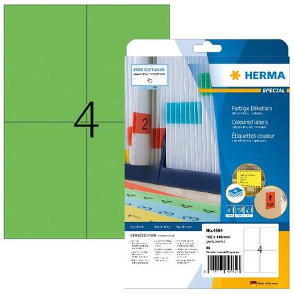 HERMA Universal-Etiketten SPECIAL, 105 x 148 mm, grn