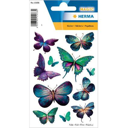 HERMA Glitter-Sticker MAGIC Schmetterlinge