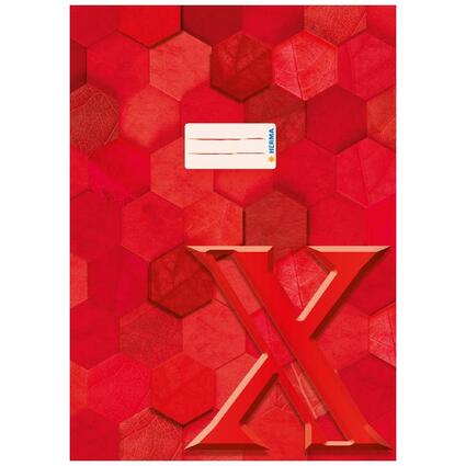 HERMA Heftschoner X, aus Karton, DIN A4, rot