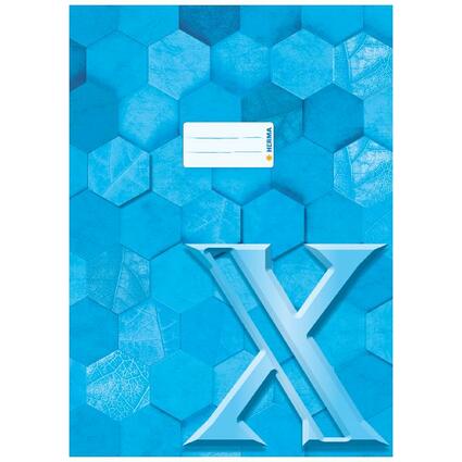 HERMA Heftschoner X, aus Karton, DIN A4, hellblau