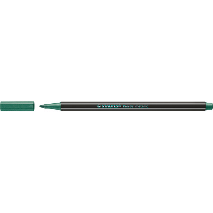 STABILO Fasermaler Pen 68 metallic, metallic-grn