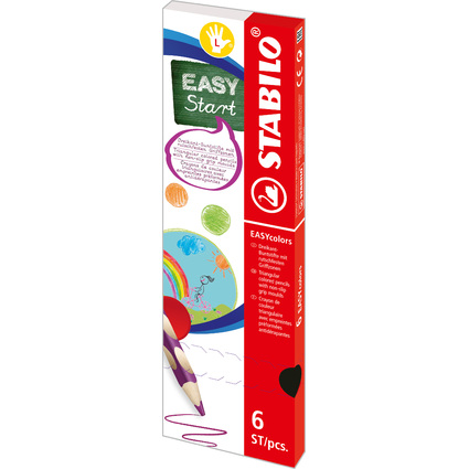 STABILO Dreikant-Buntstift EASYcolors L, deckgrn opaque