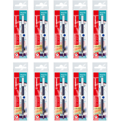 STABILO Ersatzmine fr Tintenroller Palette, blau