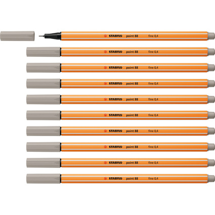 STABILO Fineliner point 88, warmgrau