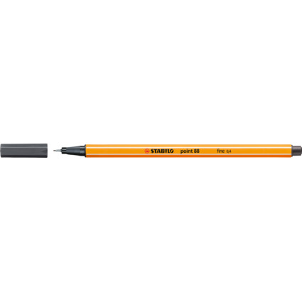 STABILO Fineliner point 88, schwarzgrau