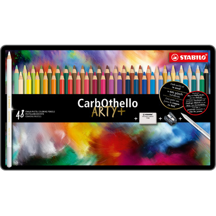 STABILO Pastellkreidestift CarbOthello ARTY+, 48er Etui