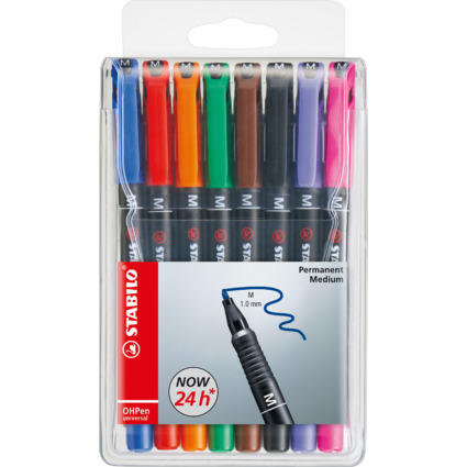 STABILO Permanent-Marker OHPen universal, permanent 8er Etui