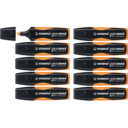 STABILO Textmarker GREEN BOSS, orange