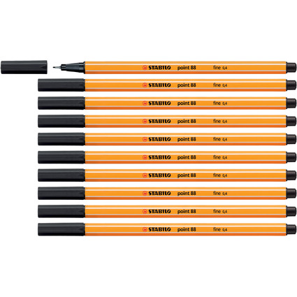 STABILO Fineliner point 88, schwarz