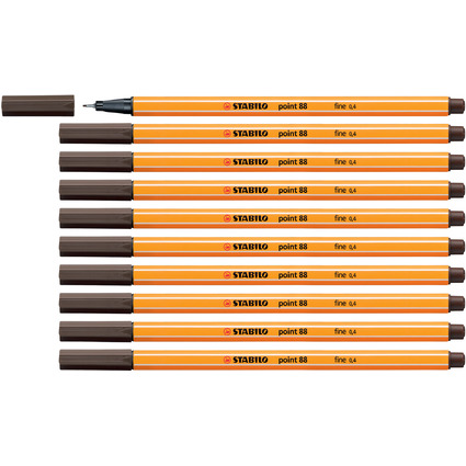 STABILO Fineliner point 88, umbra