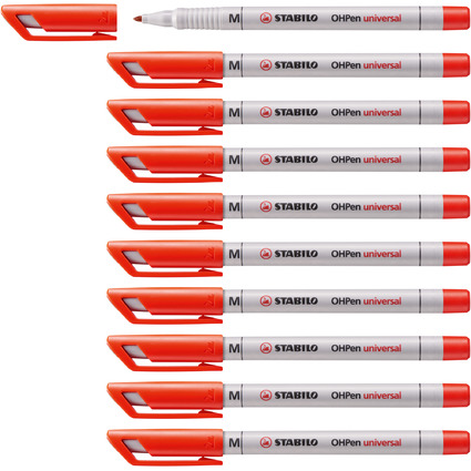 STABILO Nonpermanent-Marker OHPen universal, rot