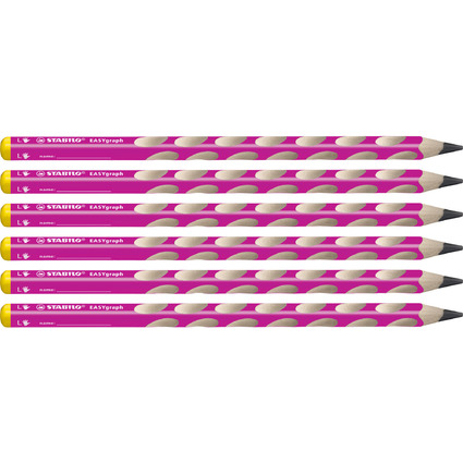 STABILO Schreiblernbleistift EASYgraph L, Hrte: HB, pink