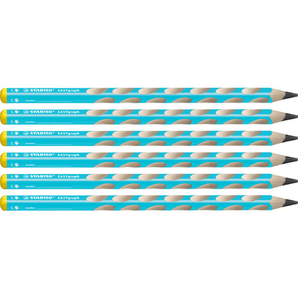 STABILO Schreiblernbleistift EASYgraph L, Hrte: HB, blau