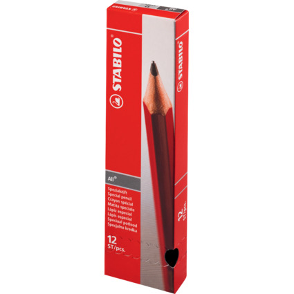 STABILO Buntstift/Graphitstift All, sechseckig, rot