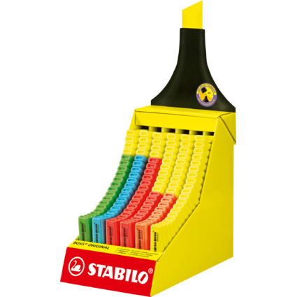 STABILO Textmarker BOSS ORIGINAL, 120er Karton-Display