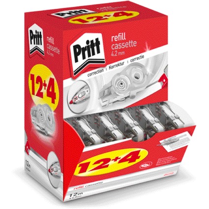 Pritt Refillkassette Flex 970, 4,2 mm x 12 m, 16er Multipack