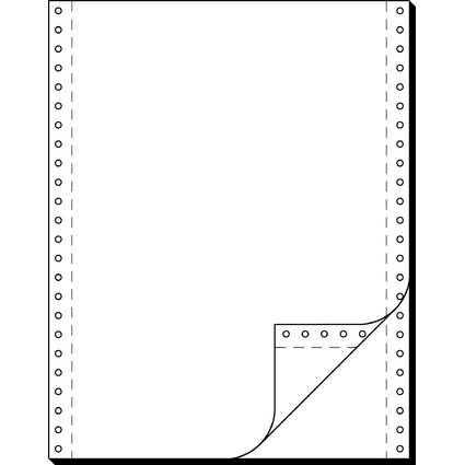 sigel DIN-Computerpapier endlos, 240 mm x 12" (30,48 cm)