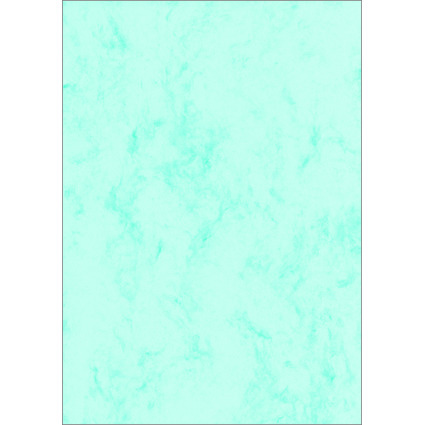 sigel Marmor-Papier, A4, 90 g/qm, Feinpapier, blau