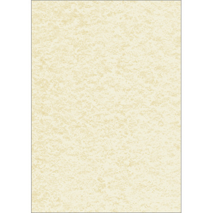 sigel Struktur-Papier, A4, 90 g/qm, Perga champagne