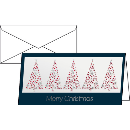 sigel Weihnachtskarte "Business Greetings", DIN lang(2/3 A4)