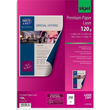 sigel Multifunktionspapier "Premium", DIN A4, 120 g/qm