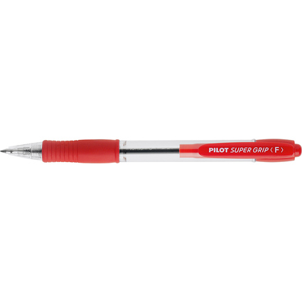 PILOT Druckkugelschreiber SUPER GRIP F, rot