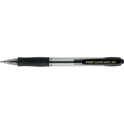 PILOT Druckkugelschreiber SUPER GRIP M, schwarz