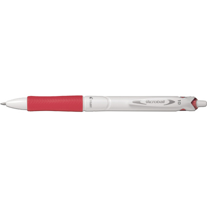 PILOT Druckkugelschreiber ACROBALL PURE WHITE, rot