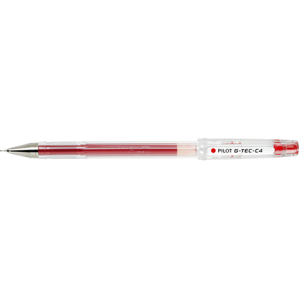 PILOT Gelschreiber G-TEC-C4, rot, Strichstrke: 0,2 mm