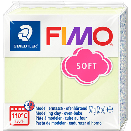 FIMO SOFT Modelliermasse, ofenhrtend, pastell-vanille, 57 g