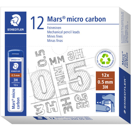 STAEDTLER Druckbleistift-Minen "Mars micro carbon"