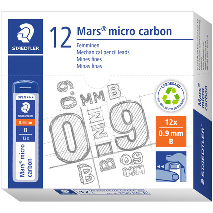 STAEDTLER Druckbleistift-Minen "Mars micro carbon"