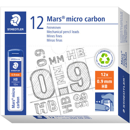 STAEDTLER Druckbleistift-Minen "Mars micro carbon"