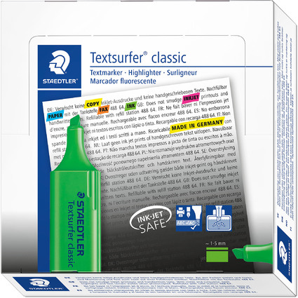 STAEDTLER Textmarker "Textsurfer Classic", grn