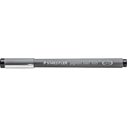 STAEDTLER Pigmentliner, schwarz, Strichstrke: 0,05 mm